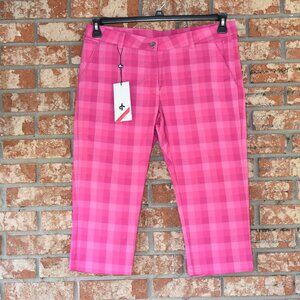 Cross Pink Capri Pants